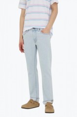 Blugi barbati Daren Zip Fly cu croiala Dreapta si talie medie albastru deschis, W33 L32