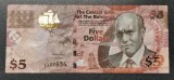 Bahamas 5 Dollars 2014
