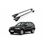 Bare portbagaj transversale auto aluminiu compatibile BMW X5 (E53) SUV 2000-2006 96-100 cm Cod: KL7
