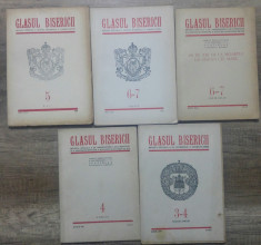 Glasul Bisericii// lot 5 volume din anii &amp;#039;50 foto