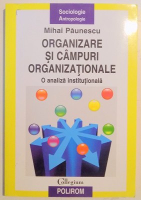 ORGANIZARE SI CAMPURI ORGANIZATIONALE , O ANALIZA INSTITUTIONALA , 2006 foto