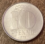 C50 - Moneda foarte veche - Germania Democrata DDR - 10 pfennig - 1972
