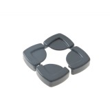 Set 4 protectii pentru colturi mobila BabyJem, antracit