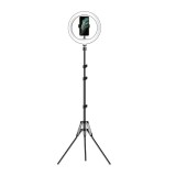 Cumpara ieftin Lampa circulara Selfie Ring Light Apexel APL-FL10JJ14Y, diametru 26cm, cu tripod/trepied si suport telefon