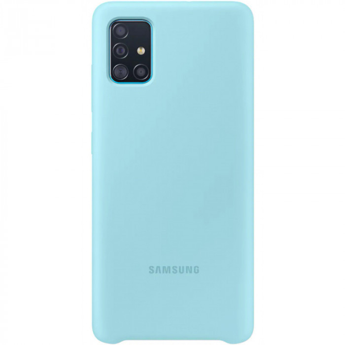 Husa TPU Samsung Galaxy A51 A515, Bleu EF-PA515TLEGEU