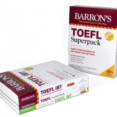 TOEFL Superpack: 3 Books + Practice Tests + Audio Online