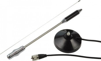 Antena CB Farun JBA 230 0 65m 1 5dBi 100W magnet Lung 3 5m foto