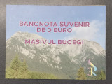 Pliant bancnota souvenir 0 Euro Mun?ii Bucegi