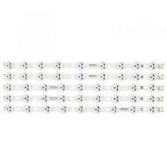 Set barete led , Televizor Jvc 39 inch , 5 barete cu 9 led-uri Originale foto