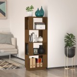 VidaXL Bibliotecă/Separator cameră maro miere 51x25x132 cm lemn pin
