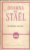 Scrieri alese - Doamna de Stael