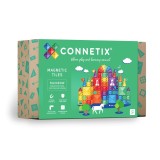Set Magnetic Educativ Connetix Rainbow Creative Pack, 102 Piese , Jucarii STEM Premium Pentru Constructii Creative