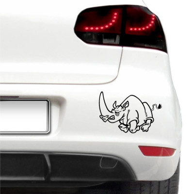 Sticker auto - Rinocer foto