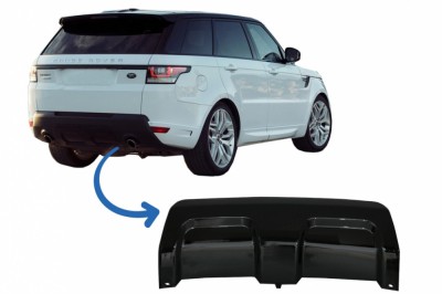 Prelungire Bara Spate Land Rover RANGE ROVER SPORT L494 (2013-2017) Negru Lucios Performance AutoTuning foto