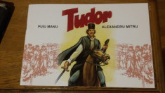 Puiu Manu / Alexandru Mitru - Tudor BD Benzi desenate Romana autograf foto