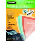 Cumpara ieftin Coperti plastic Fellowes A4 150 microni transparent 100 bucati/top