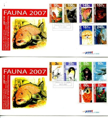 ANTILELE OLANDEZE 2006 ANIMALE SALBATICE FDC foto