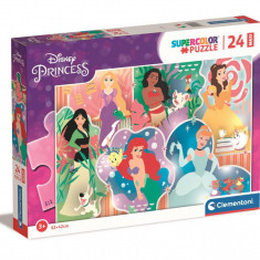 Puzzle Clementoni Maxi, Disney Princess, 24 piese