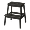 Inaltator tip taburet, 50 x 43 x 39 cm, 2 trepte, Negru