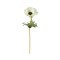 Floare decorativa artificiala, Anemona, Alb, 40 cm, ATU-089426