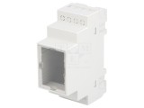 Carcasă pentru șină DIN 90mm x 35mm x 65mm ABS gri UL94V-0