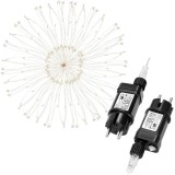 Instalatie luminoasa decorativa stea cu 100 LED, 40 cm, telecomanda