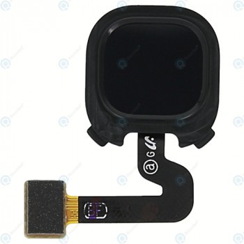 Samsung Galaxy A9 2018 (SM-A920F) Senzor de amprentă caviar negru GH96-12220A foto