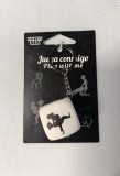 Breloc Zar cu Pozitii Sexuale, Alb
