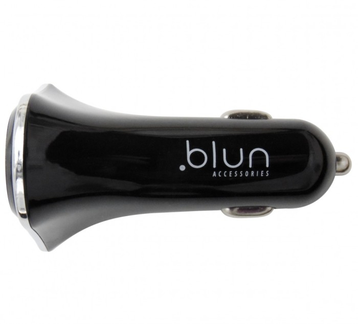 Incarcator auto Blun, 3 x USB, max. 4A negru