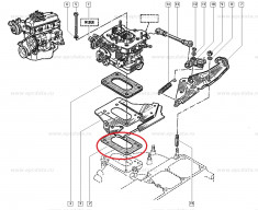 Garnitura carburator Renault R19, originala 7700856120 foto