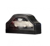 Lampa LED Numar Auto cu Cocoasa, 12-24V, 96x64mm, Prindere 72mm, -40&deg;C +100&deg;C, Turcia