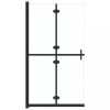 Perete de dus walk-in pliabil 110x190cm sticla ESG transparenta