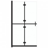 Cumpara ieftin Perete de dus walk-in pliabil 110x190cm sticla ESG transparenta