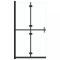 Perete de dus walk-in pliabil 110x190cm sticla ESG transparenta