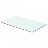 Gossi raft din sticla transparenta, 60 x 30 cm