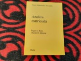 ANALIZA MATRICIALA ROGER A HORN/CHARLES R JOHNSON