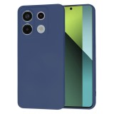 Husa premium pentru xiaomi redmi note 13 pro 5g / poco x6 - softflex, microfibra, navy blue