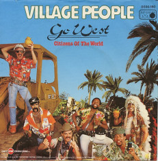 Village People - Go West (1979, Metronome) Disc vinil single 7&amp;quot; foto