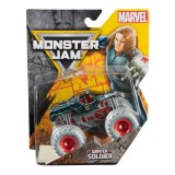 MONSTER JAM MARVEL CAMION GIGANT WINTER SOLDIER SCARA 1 LA 64