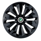 Set 4 capace roti Fox negru R16 Compatibil Cu Skoda