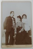 BRAILA , ATELIER FOTO ' AURELIA ' , FAMILIE CU FETITA , FOTO CABINET , 1902