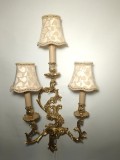 Aplica perete ZONCA Italia, rococo, baroc victorian, alamă vintage
