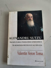 ALEXANDRU SUTZU - VALENTIN VERON TOMA - DEDICATIE , AUTOGRAF foto