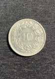 Moneda 10 rappen 1976 Elvetia