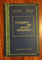 Culegere de jocuri didactice pentru clasele I-IV (1971 - Ca noua!) - Gheba foto