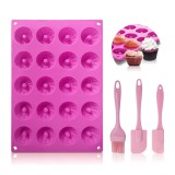 Forma Silicon Briose + 3 Ustensile Copt - Livrare Gratuita! Muffin, Cupcake, Prajituri