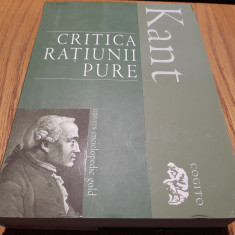 CRITICA RATIUNII PURE - Immanuel Kant - Univers Enciclopedic Gold, 2009, 607 p.