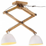 VidaXL Lampă de tavan, 25 W, alb, 29x18x85 cm, E27