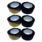 Set 6 x Banda anti-alunecare 50 mm, 5 m, galben/negru