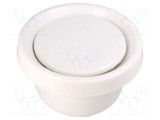 Accesorii: anemostat albă polipropilenă &Oslash;125mm AN
